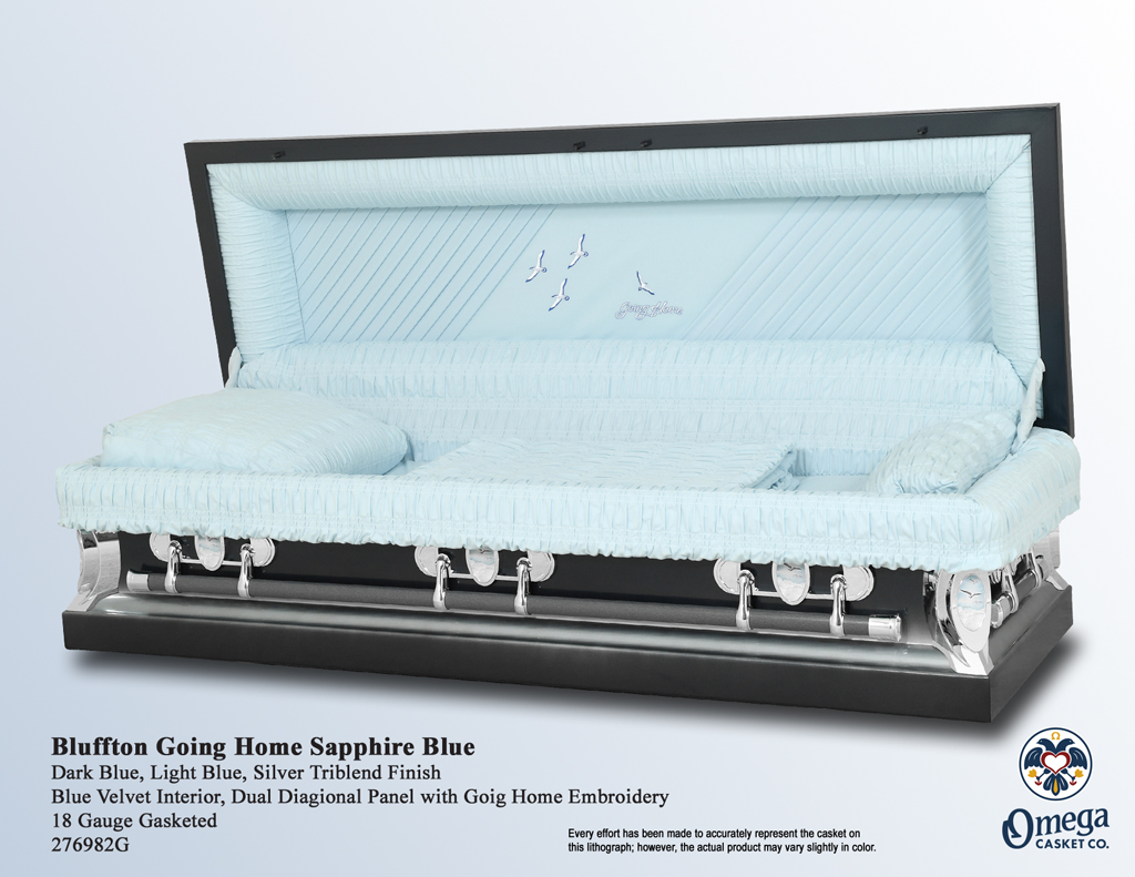 Bluffton Going Home Sapphire Blue